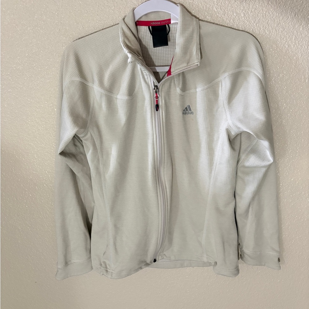 Adidas Outdoor Cream Zip-Up Jacket